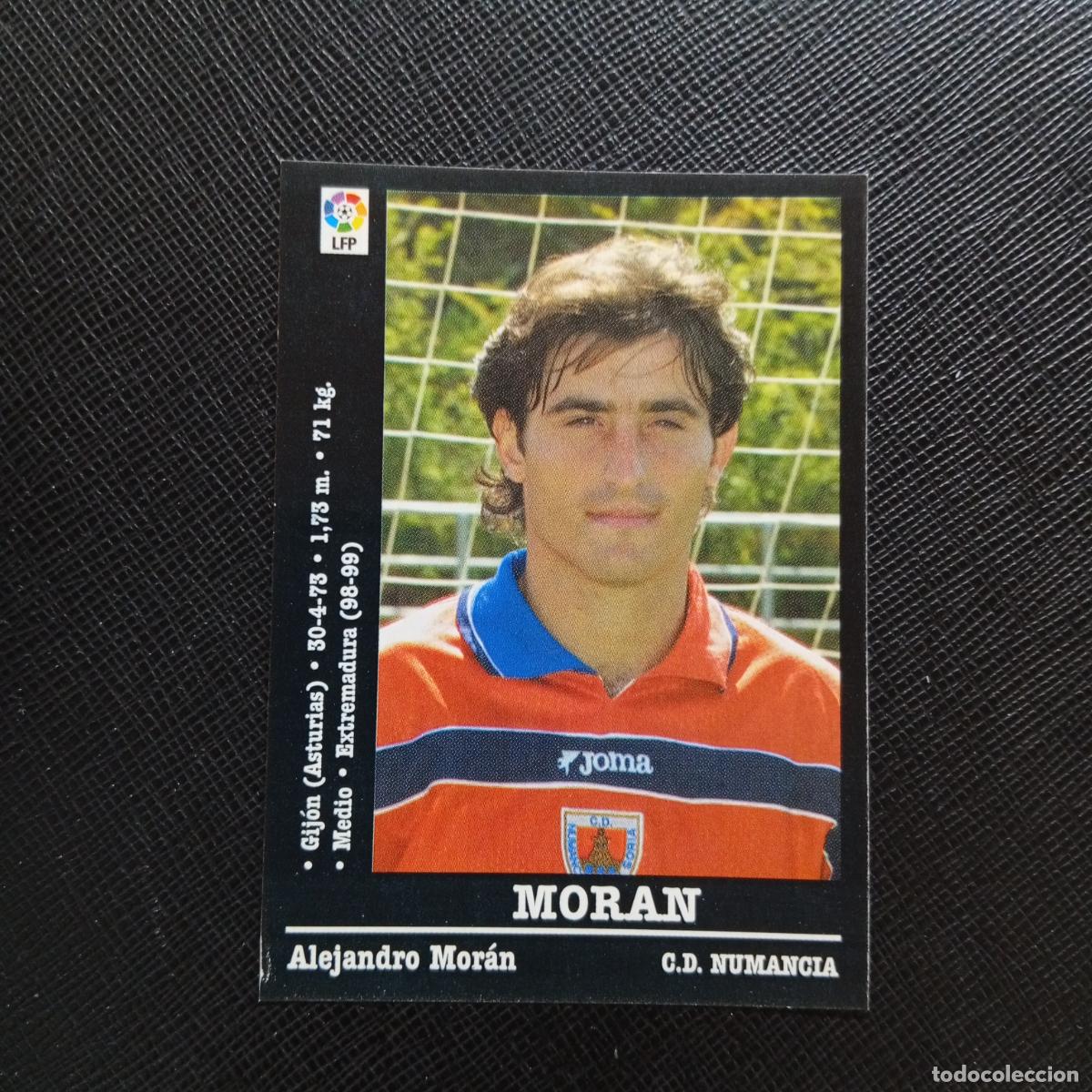 Cromos de f&uacute;tbol: 282 MORAN NUMANCIA PANINI 00 01 CROMO FUTBOL LIGA 2000 2001 - SIN PEGAR - A23 PG28