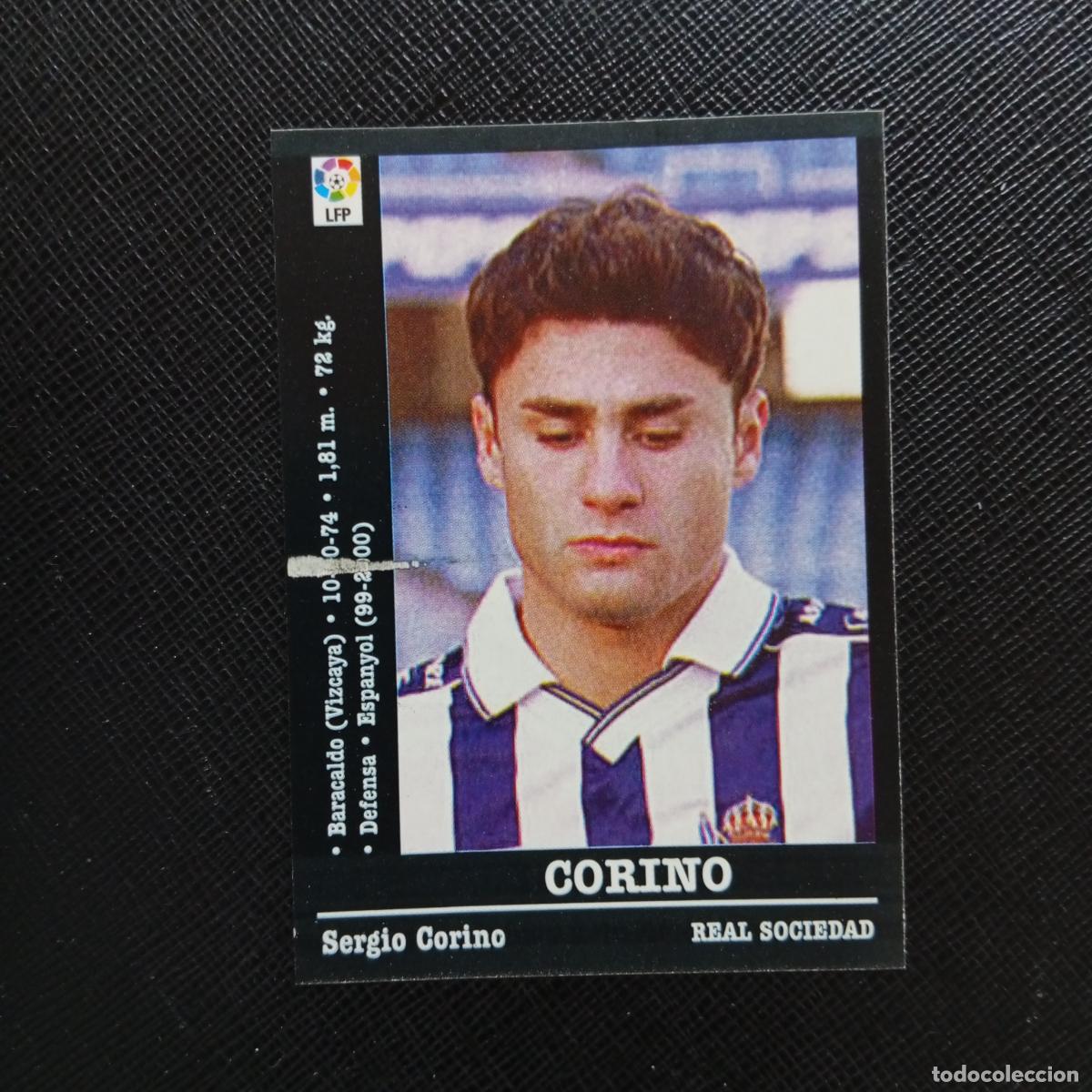 Cromos de f&uacute;tbol: 210 CORINO REAL SOCIEDAD PANINI 00 01 CROMO FUTBOL LIGA 2000 2001 - SIN PEGAR - A23 PG37