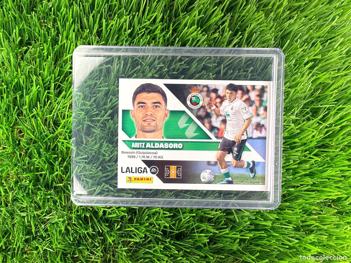 Cromos de f&uacute;tbol: N&ordm; 14 Aldasoro R Racing C Liga Este 26 27