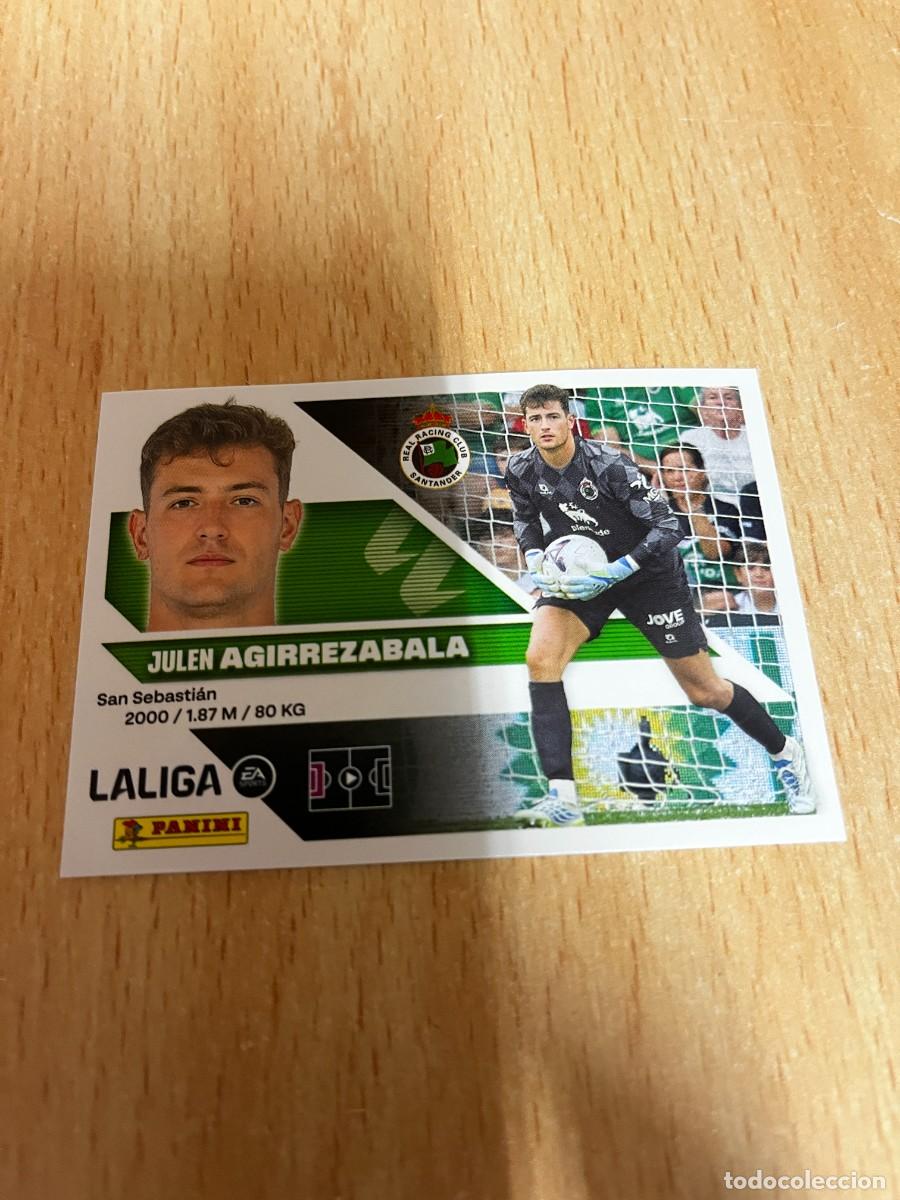 Cromos de f&uacute;tbol: LIGA ESTE 2026 2027 26 27 PANINI N&ordm; 3 AGIRREZABALA RACING SANTANDER