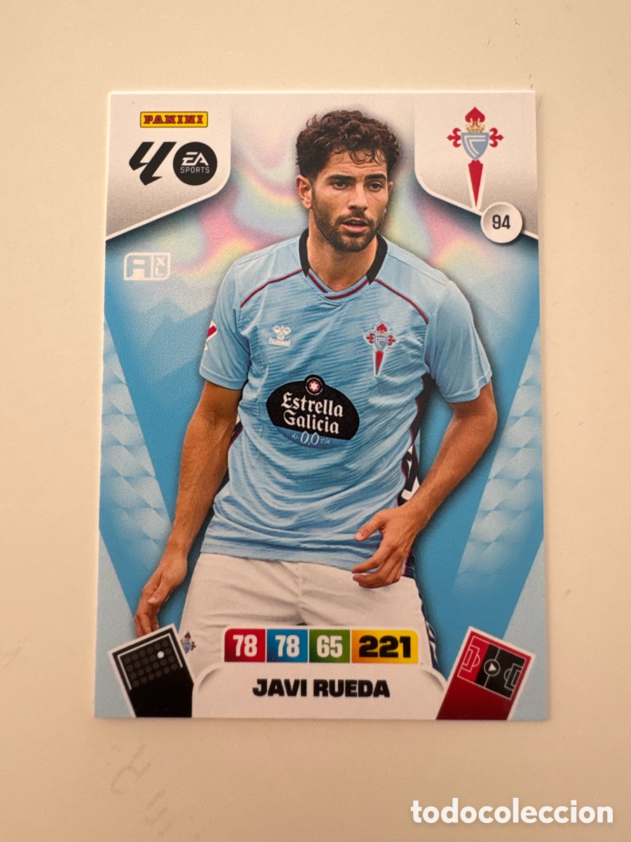 Cromos de f&uacute;tbol: PANINI ADRENALYN XL LIGA 2025-2026 25-26 &ndash; Javi Rueda Celta N&ordm; 94