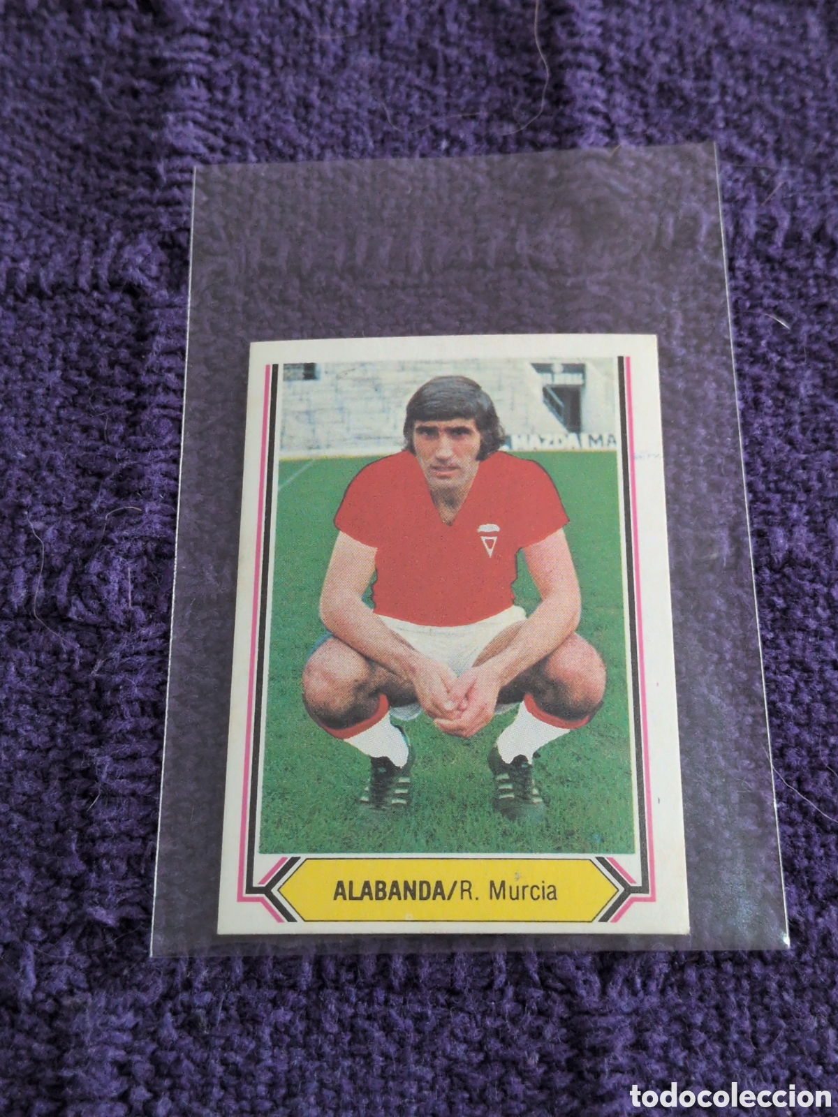 Fu&szlig;ball-Sticker: ALABANDA MURCIA FICHAJE 13 LIGA ESTE 1980/81 80 81 NUNCA PEGADO SIN PEGAR