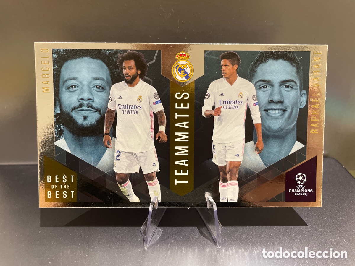 Fu&szlig;ball-Sticker: Marcelo Varane 148 Teammates Best of the Best 2020-21 Topps Real Madrid