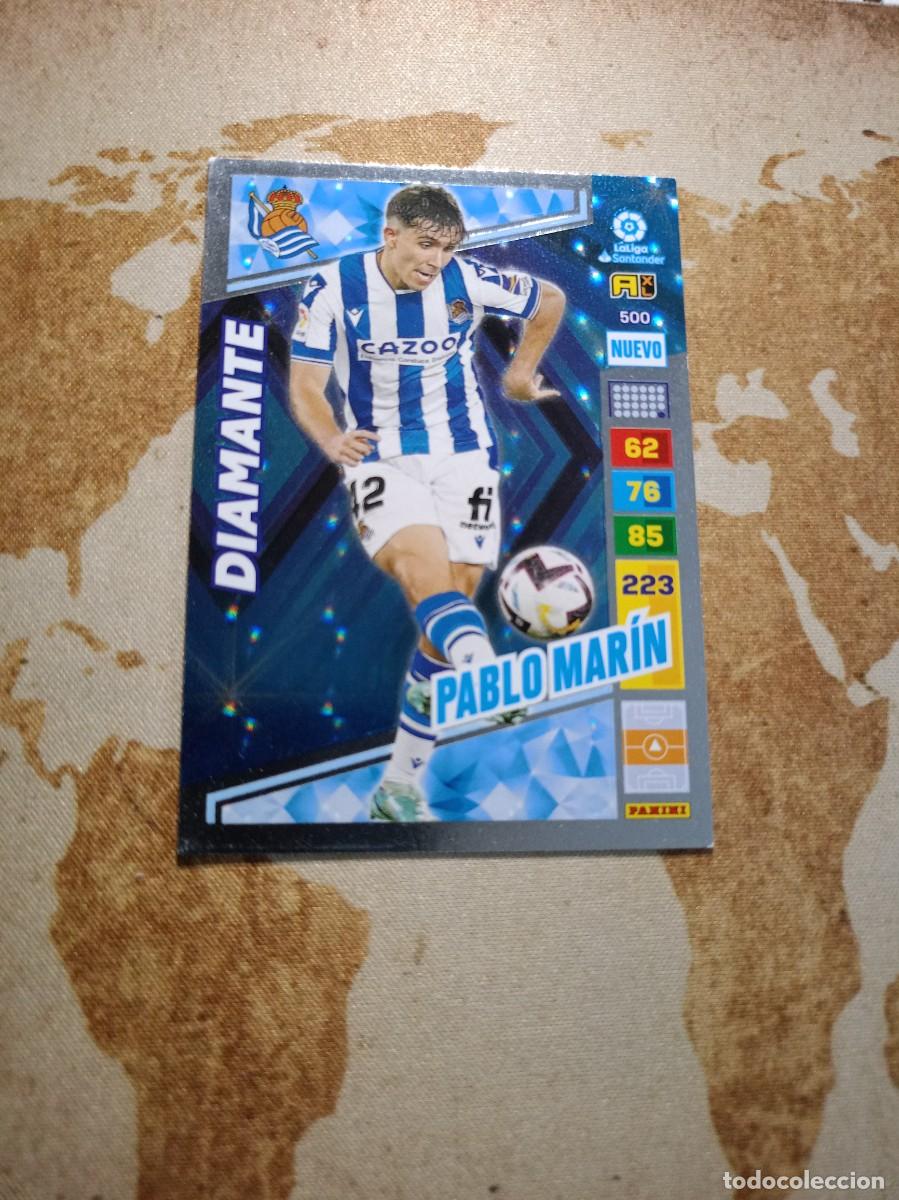 Cromos de f&uacute;tbol: Diamante 500 PABLO MAR&Iacute;N Adrenalyn 2022-23