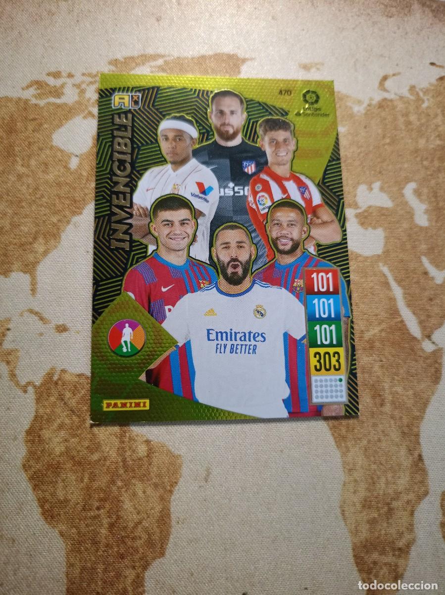 Cromos de f&uacute;tbol: INVENCIBLE 470 Adrenalyn 2021-22