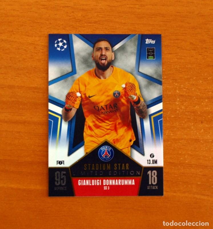 Cromos de f&uacute;tbol: Paris Saint Germain-N&ordm; SS 3 Donnaruma-Stadiun Star-Topps Match Attax Trading Card Game-2023-2024