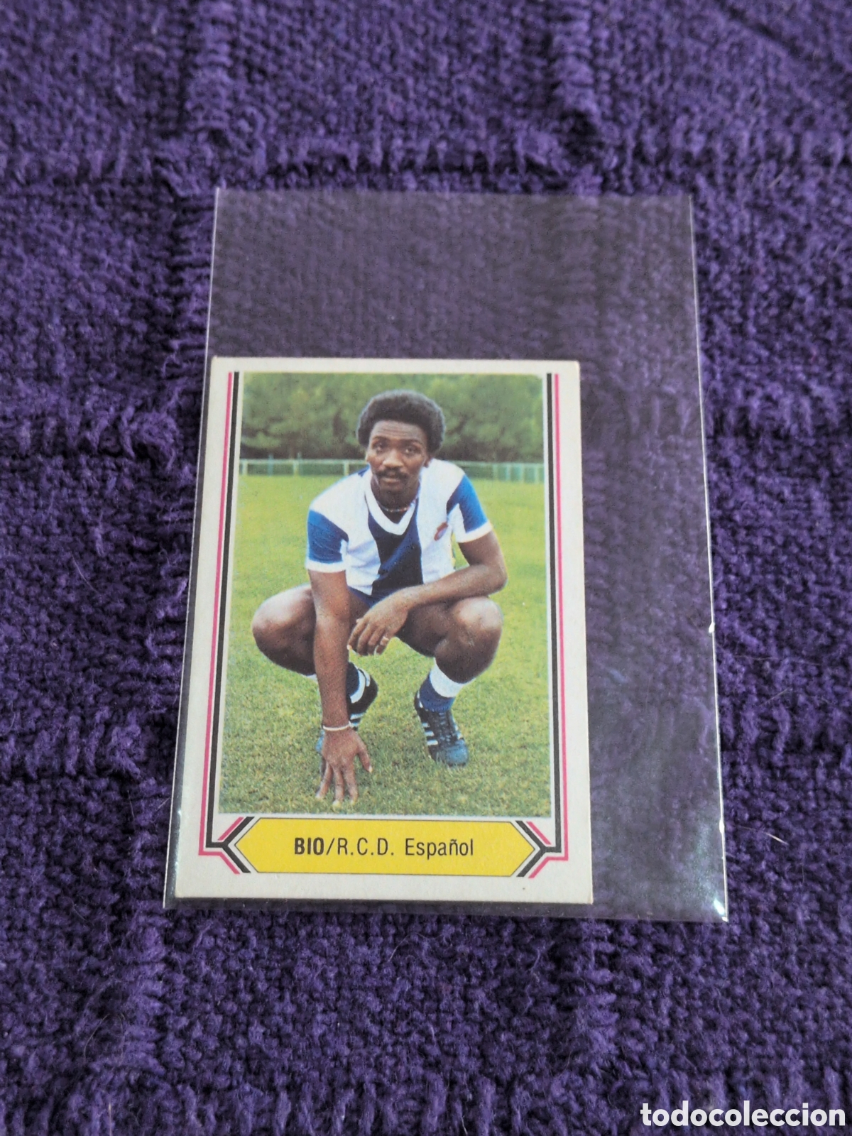 Fu&szlig;ball-Sticker: Bio (Espa&ntilde;ol) Liga 80-81 ESTE. Nunca pegado, sin pegar