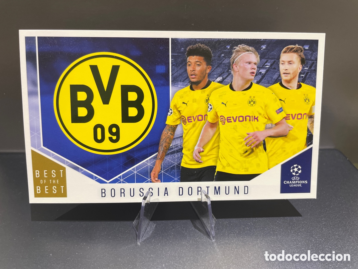 Fu&szlig;ball-Sticker: Borussia Dortmund Haaland 104 Best of the Best UCL 2020-21 Topps