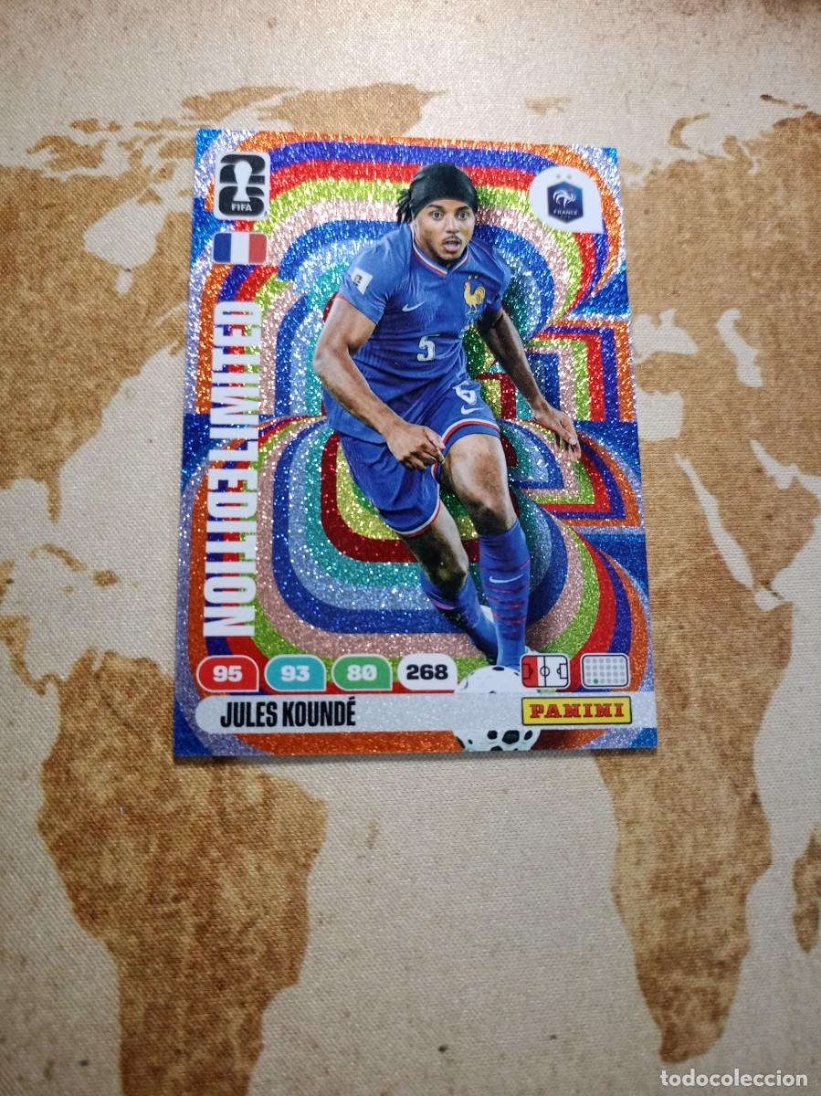 Cromos de f&uacute;tbol: Limited edition JULES KOUND&Eacute; Adrenalyn WORLD Cup 2026