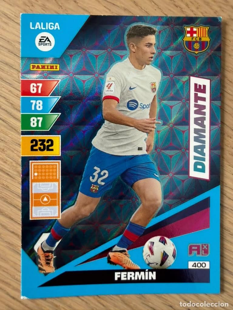 Cromos de f&uacute;tbol: 400 FERMIN DIAMANTE BARCELONA 23 24 2023 2024 LIGA EA SPORT PANINI ADRENALYN XL CARD