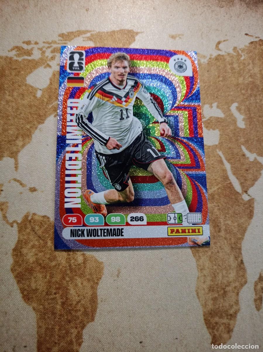 Cromos de f&uacute;tbol: Limited edition NICK WOLTEMADE Adrenalyn WORLD Cup 2026