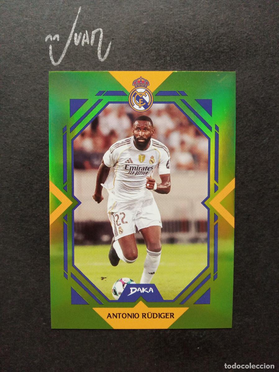 Cromos de f&uacute;tbol: RM 21 A NUMERADA #/199 RUDIGER REAL MADRID ALEMANIA ⚽ DAKA &reg; TOP AUDIENCE 2025 2026 25 26 NUEVO