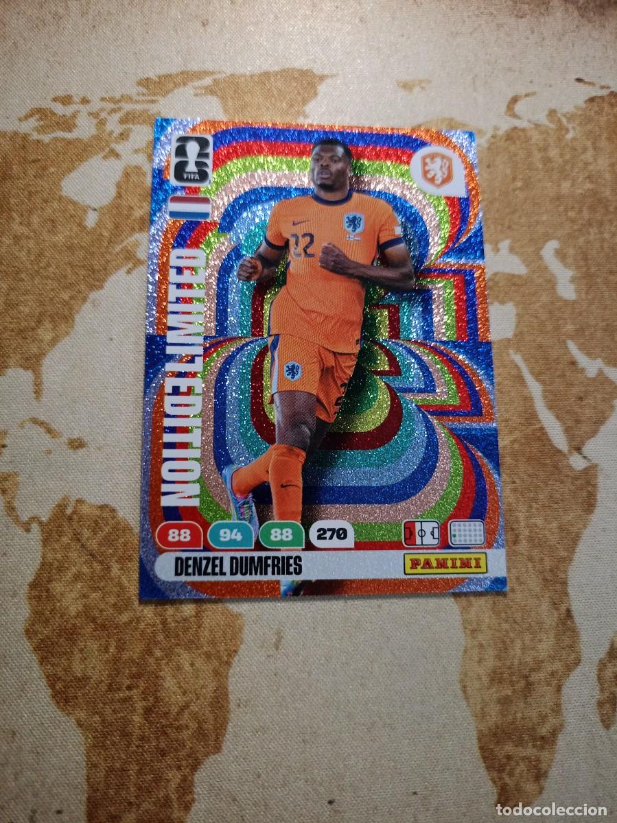 Cromos de f&uacute;tbol: Limited edition DENZEL DUMFRIES Adrenalyn WORLD Cup 2026