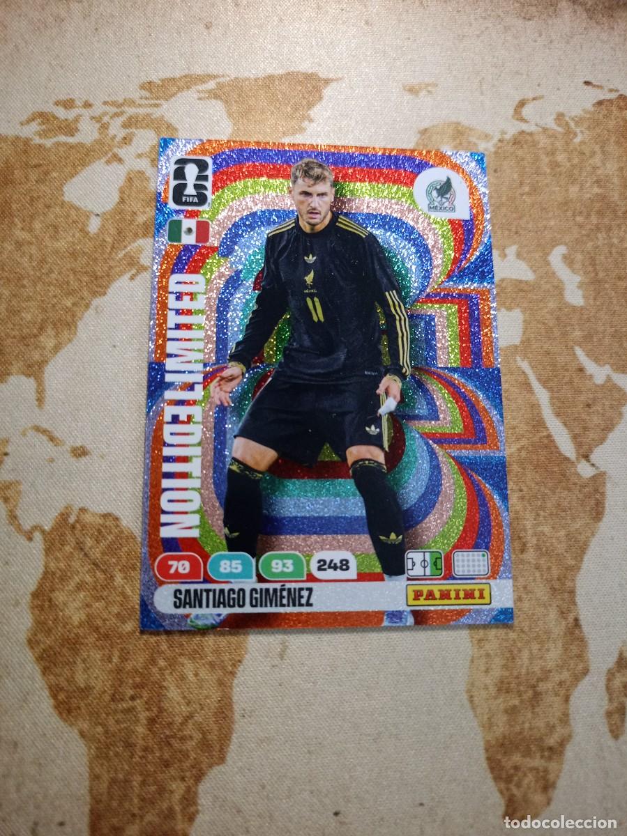 Cromos de f&uacute;tbol: Limited edition SANTIAGO GIM&Eacute;NEZ Adrenalyn WORLD Cup 2026