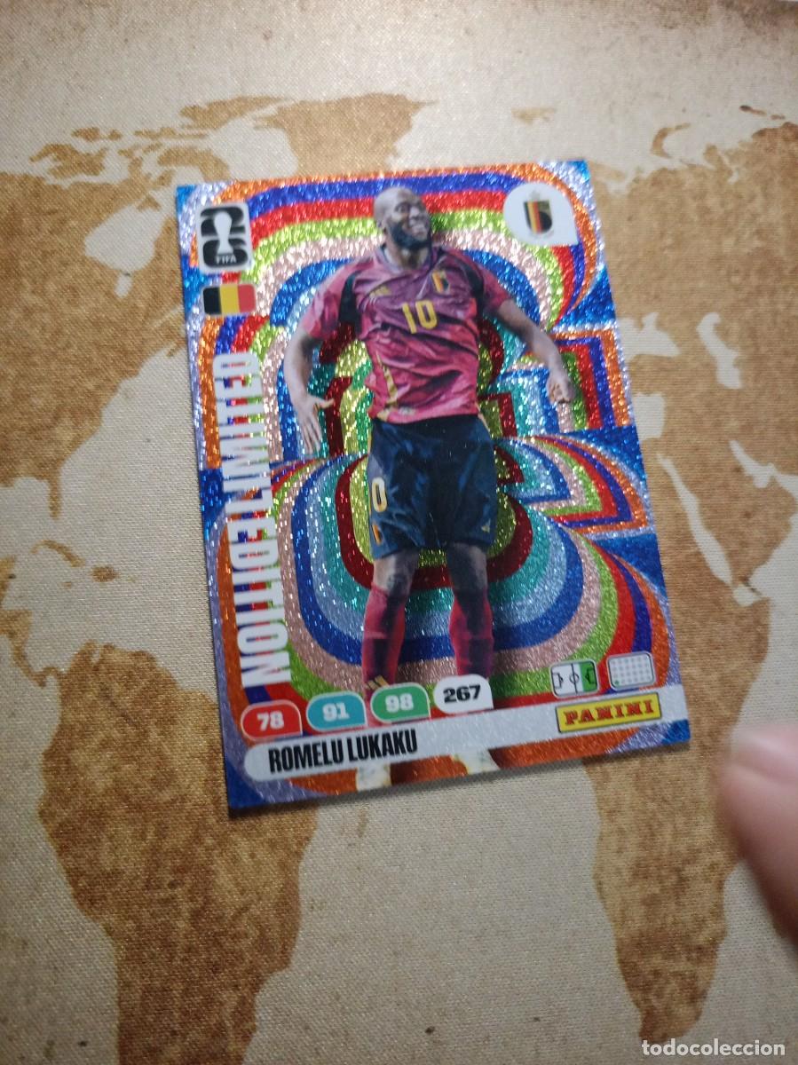 Cromos de f&uacute;tbol: Limited edition ROMELU LUKAKU Adrenalyn WORLD Cup 2026