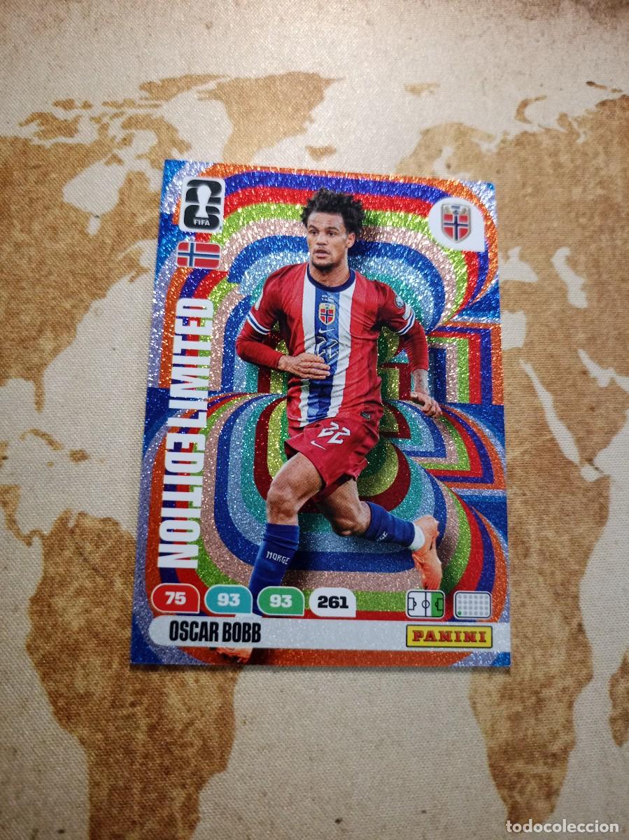 Cromos de f&uacute;tbol: Limited edition &Oacute;SCAR BOBB Adrenalyn WORLD Cup 2026