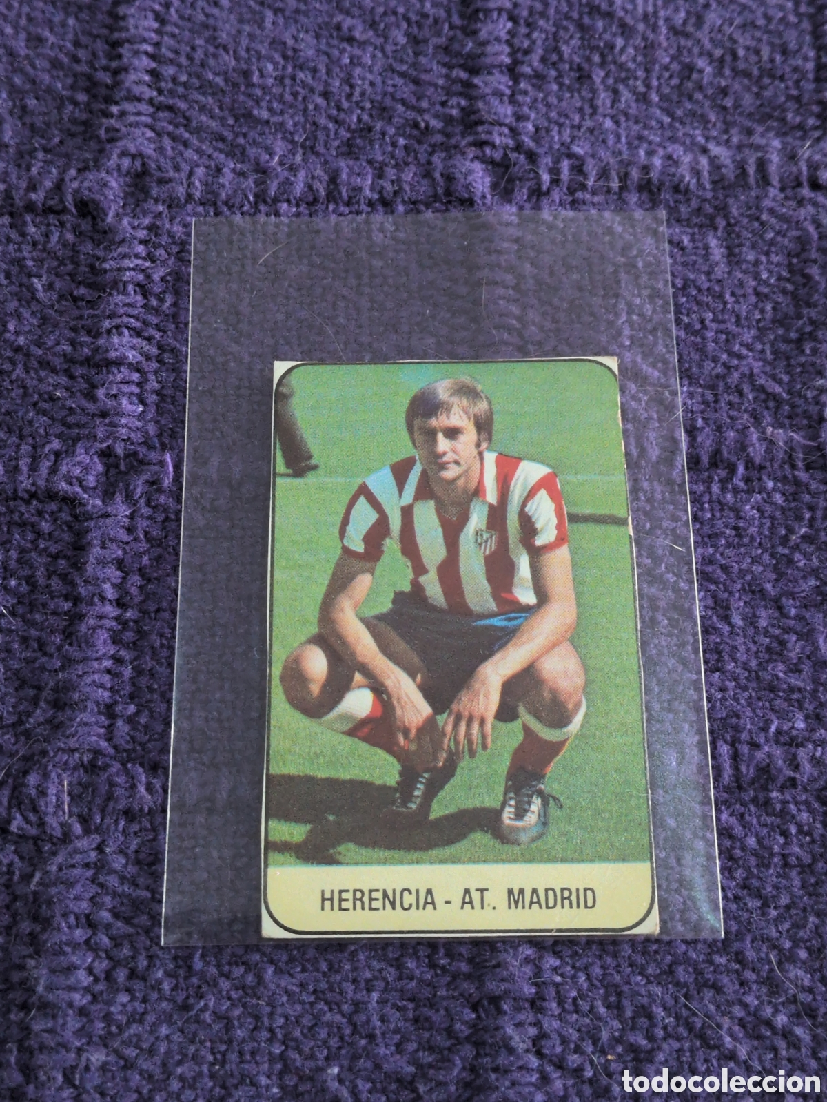 Fu&szlig;ball-Sticker: LIGA 78/79 ESTE SIN PEGAR HERENCIA ATLETICO DE MADRID. NUNCA PEGADO