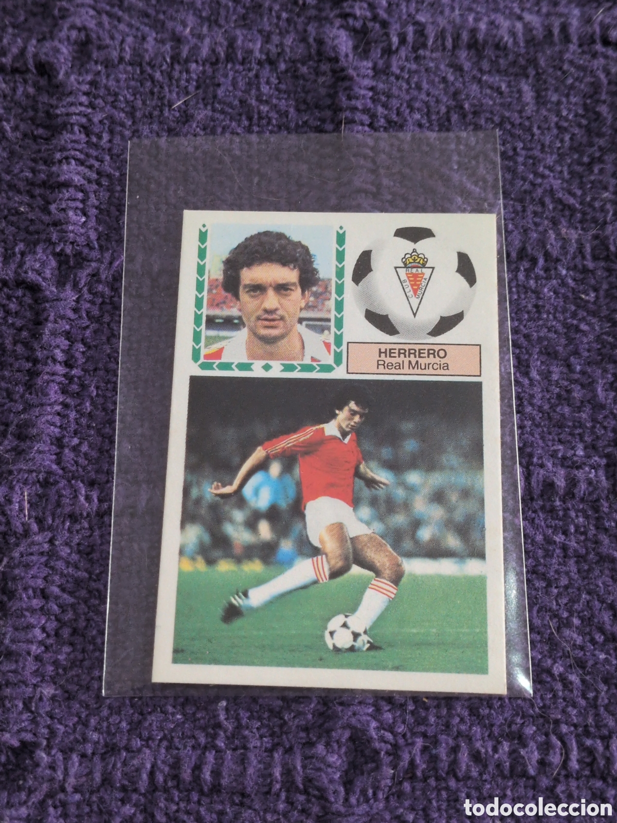Fu&szlig;ball-Sticker: FICHAJE 11 HERRERO.. MURCIA.. SIN PEGAR ESTE 83 84