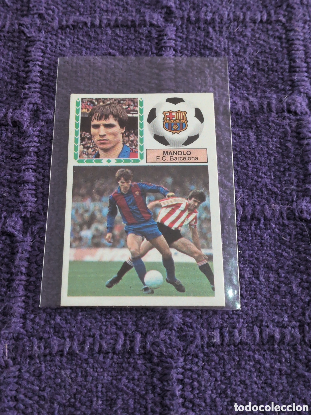 Fu&szlig;ball-Sticker: LIGA ESTE 1983 1984 83 84 EDICIONES ESTE MANOLO BARCELONA SIN PEGAR