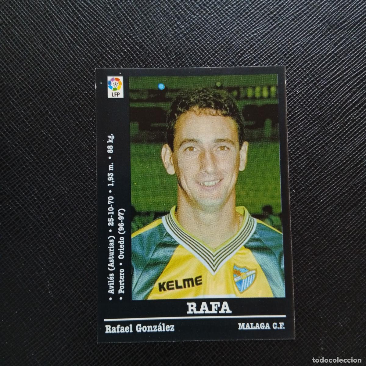 Cromos de f&uacute;tbol: 204 RAFA MALAGA PANINI 00 01 CROMO FUTBOL LIGA 2000 2001 - SIN PEGAR - A23 PG46