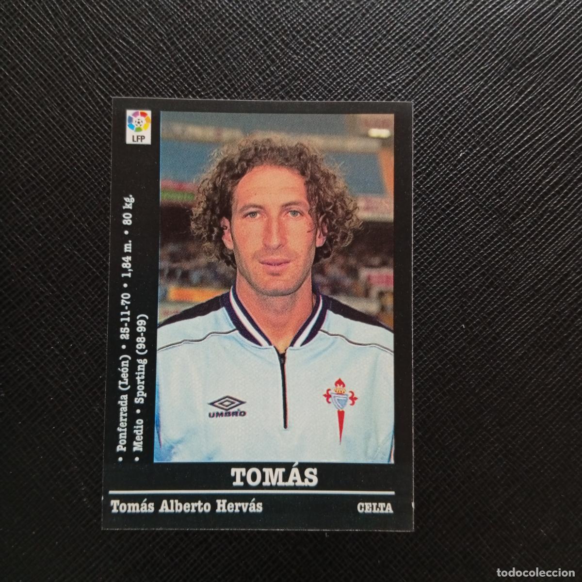 Cromos de f&uacute;tbol: 113 TOMAS CELTA PANINI 00 01 CROMO FUTBOL LIGA 2000 2001 - SIN PEGAR - A23 PG55
