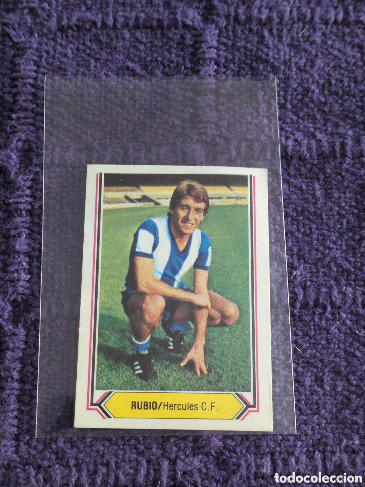 Fu&szlig;ball-Sticker: RUBIO HERCULES FICHAJE 16 LIGA ESTE 1980/81 80 81 NUNCA PEGADO SIN PEGAR. NUEVO