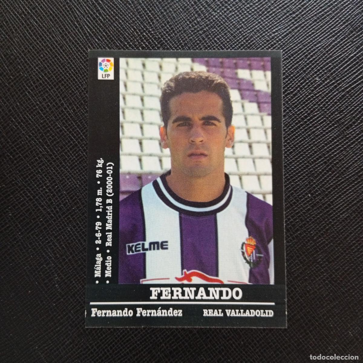 Cromos de f&uacute;tbol: 130A 130 FERNANDO VALLADOLID PANINI 00 01 CROMO FUTBOL LIGA 2000 2001 - SIN PEGAR - A23 PG55