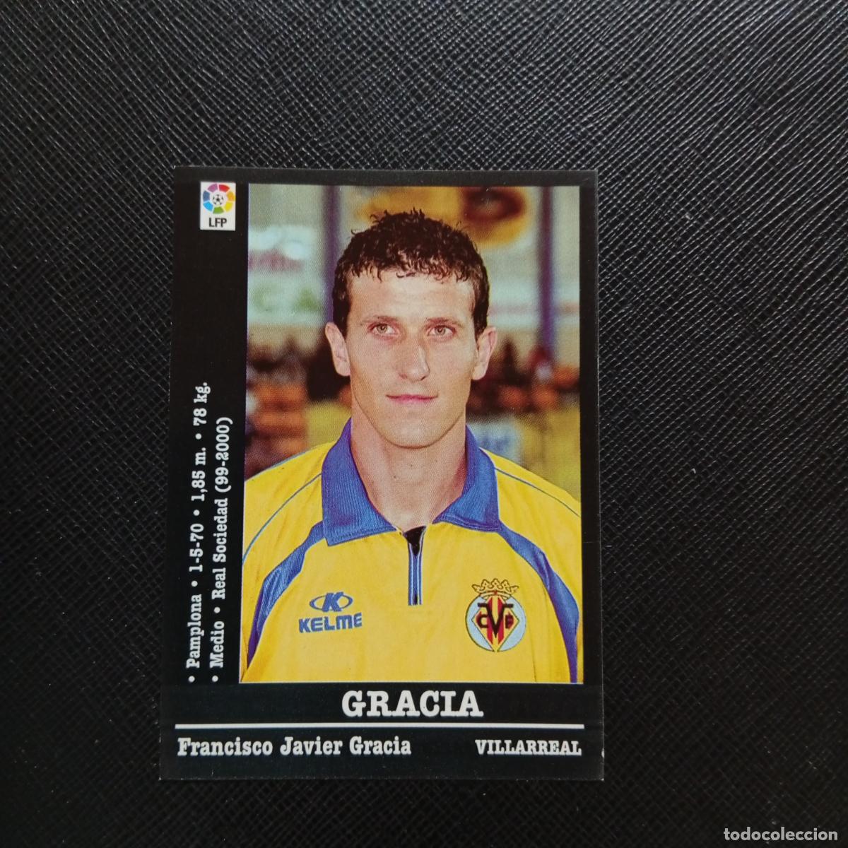 Cromos de f&uacute;tbol: 334 GRACIA VILLARREAL PANINI 00 01 CROMO FUTBOL LIGA 2000 2001 - SIN PEGAR - A23 PG55