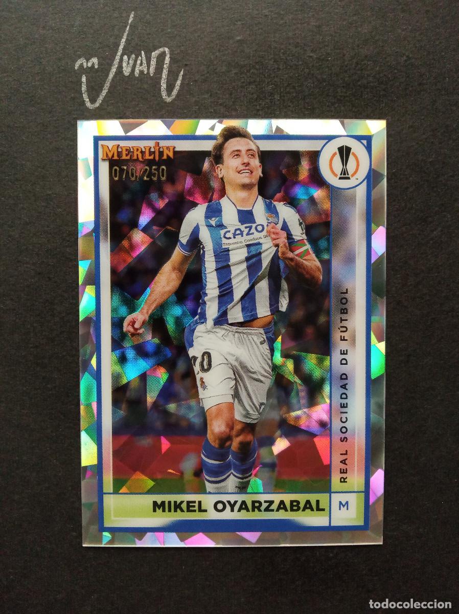 Cromos de f&uacute;tbol: N&ordm; 125 NUMERADA #/250 OYARZABAL REAL SOCIEDAD ESPA&Ntilde;A ⚽ TOPPS &reg; CHROME MERLIN 2022 2023 22 23 NUEVO