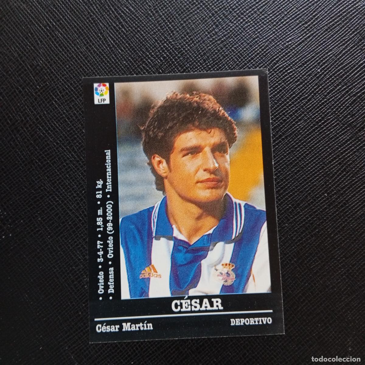 Cromos de f&uacute;tbol: 6 CESAR DEPORTIVO PANINI 00 01 CROMO FUTBOL LIGA 2000 2001 - SIN PEGAR - A23 PG73
