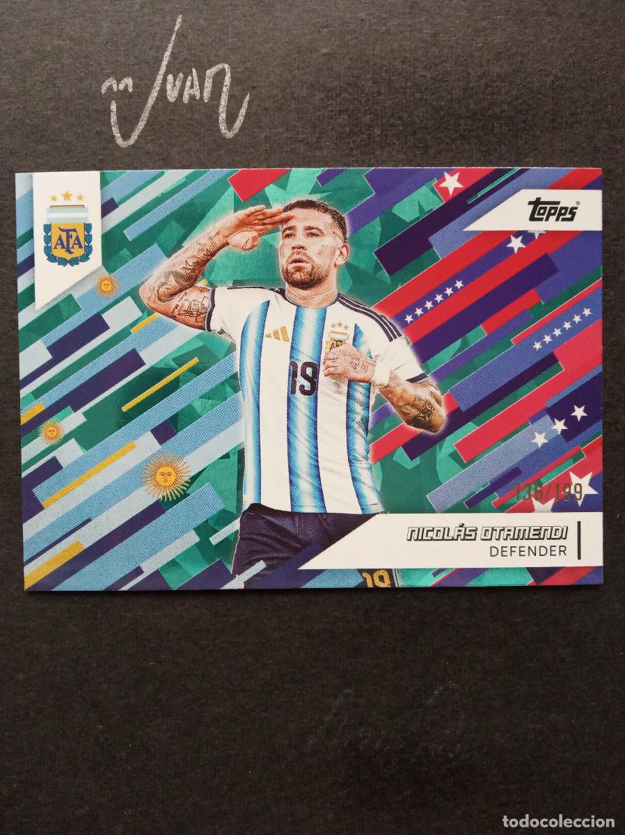 Cromos de f&uacute;tbol: NUMERADA #/199 TOAST HOST OTAMENDI SL BENFICA ⚽ TOPPS &reg; TEAM SET ARGENTINA FIFA WORLD CUP 2026
