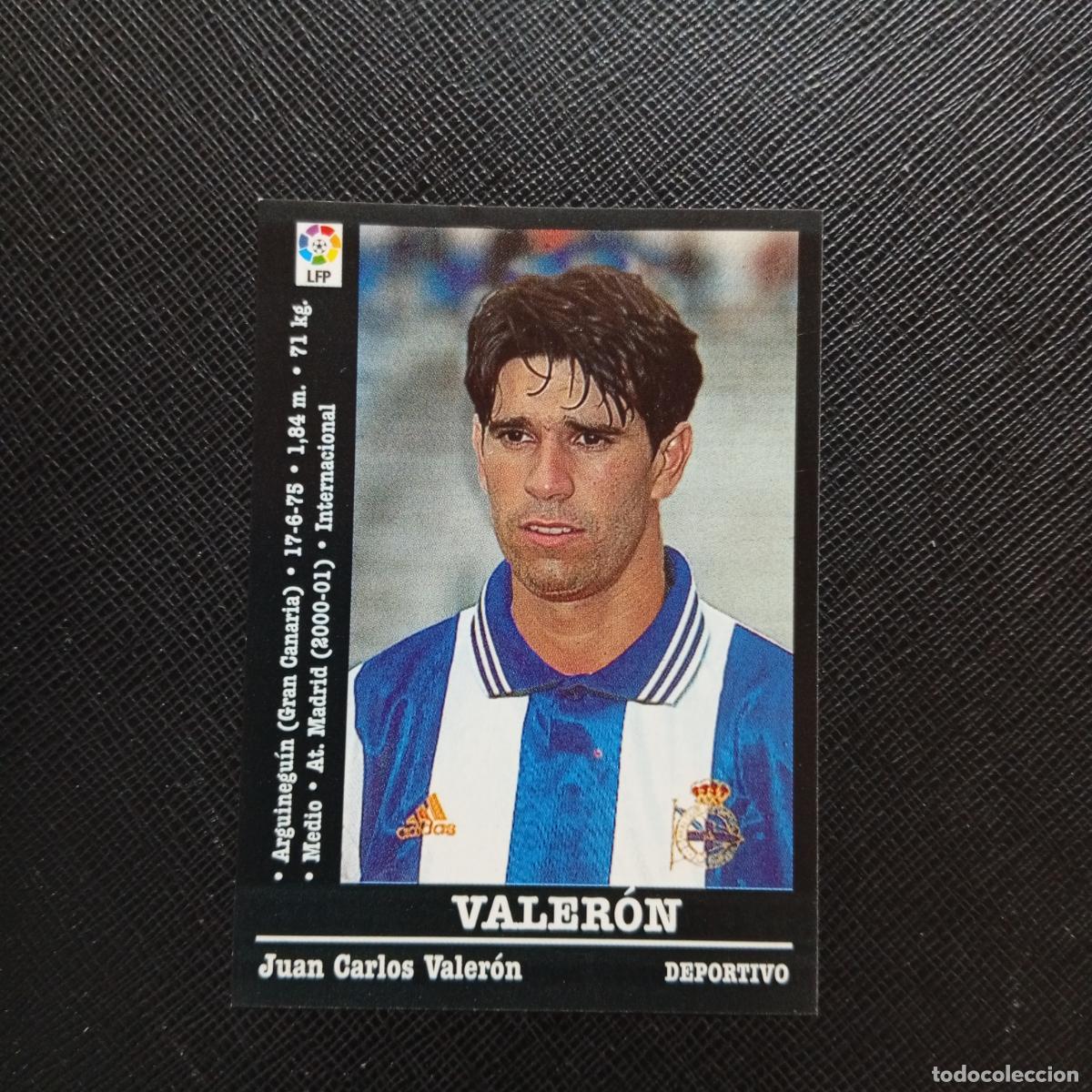 Cromos de f&uacute;tbol: 10A 10 VALERON DEPORTIVO PANINI 00 01 CROMO FUTBOL LIGA 2000 2001 - SIN PEGAR - A23 PG73