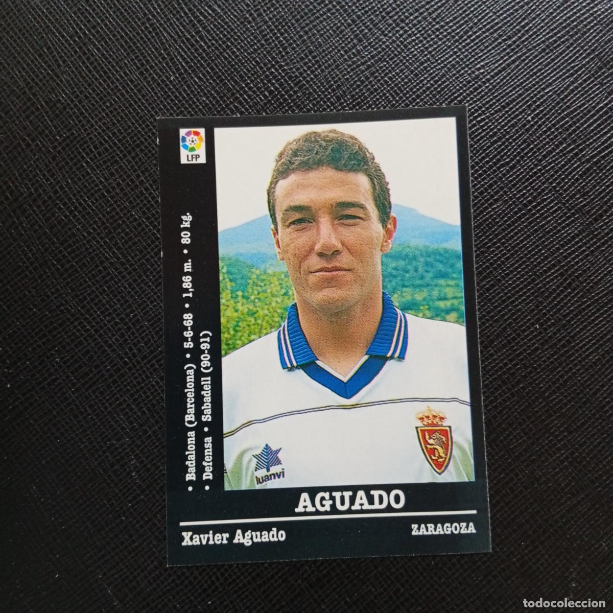 Cromos de f&uacute;tbol: 55 AGUADO ZARAGOZA PANINI 00 01 CROMO FUTBOL LIGA 2000 2001 - SIN PEGAR - A23 PG73