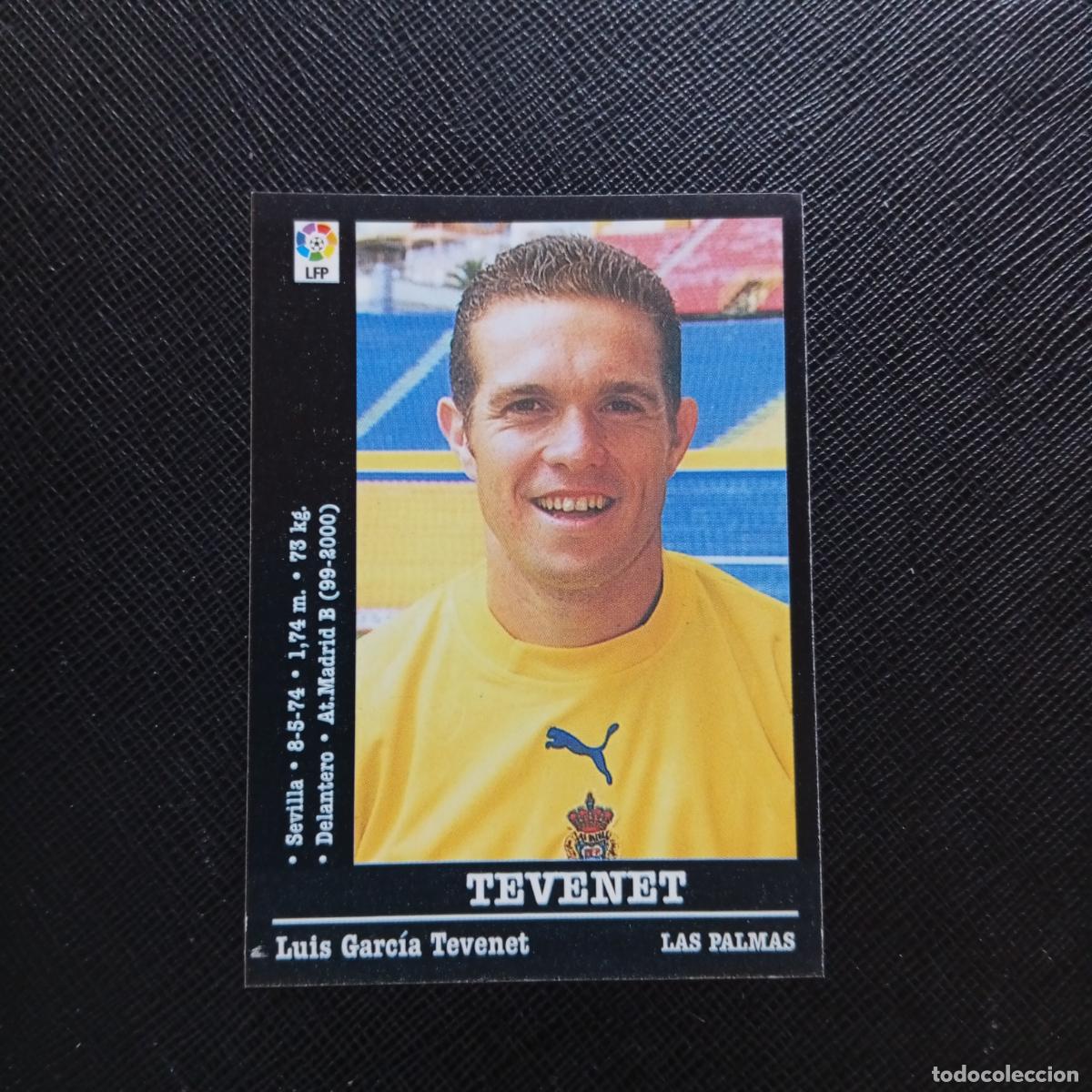 Cromos de f&uacute;tbol: 303 TEVENET LAS PALMAS PANINI 00 01 CROMO FUTBOL LIGA 2000 2001 - SIN PEGAR - A23 PG73