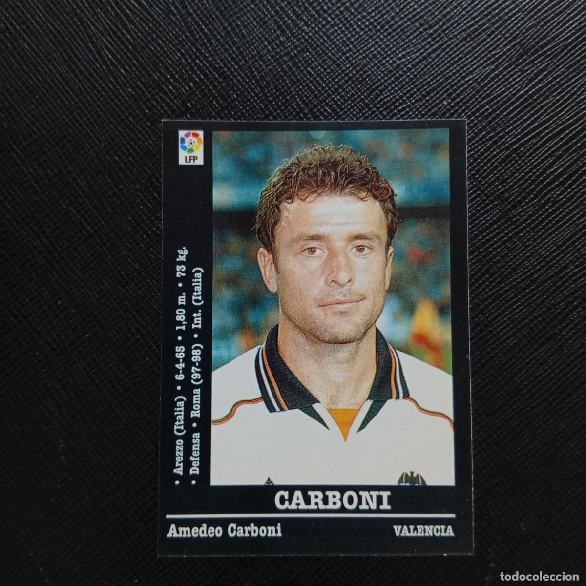 Cromos de f&uacute;tbol: 41 CARBONI VALENCIA PANINI 00 01 CROMO FUTBOL LIGA 2000 2001 - SIN PEGAR - A23 PG73