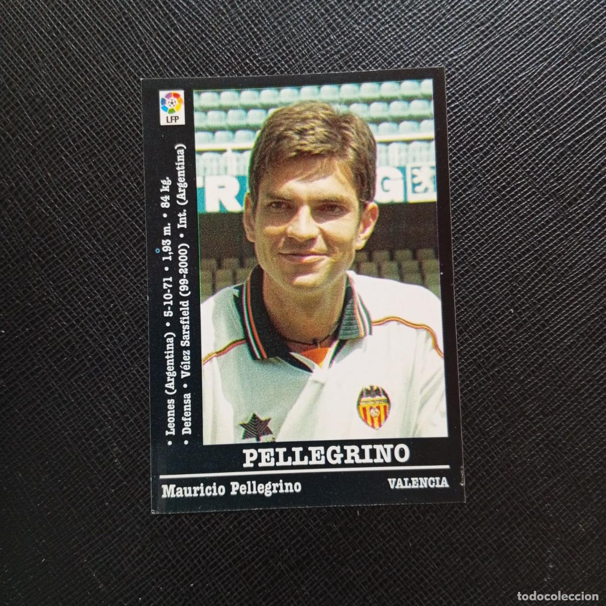 Cromos de f&uacute;tbol: 39 PELLEGRINO VALENCIA PANINI 00 01 CROMO FUTBOL LIGA 2000 2001 - SIN PEGAR - A23 PG82