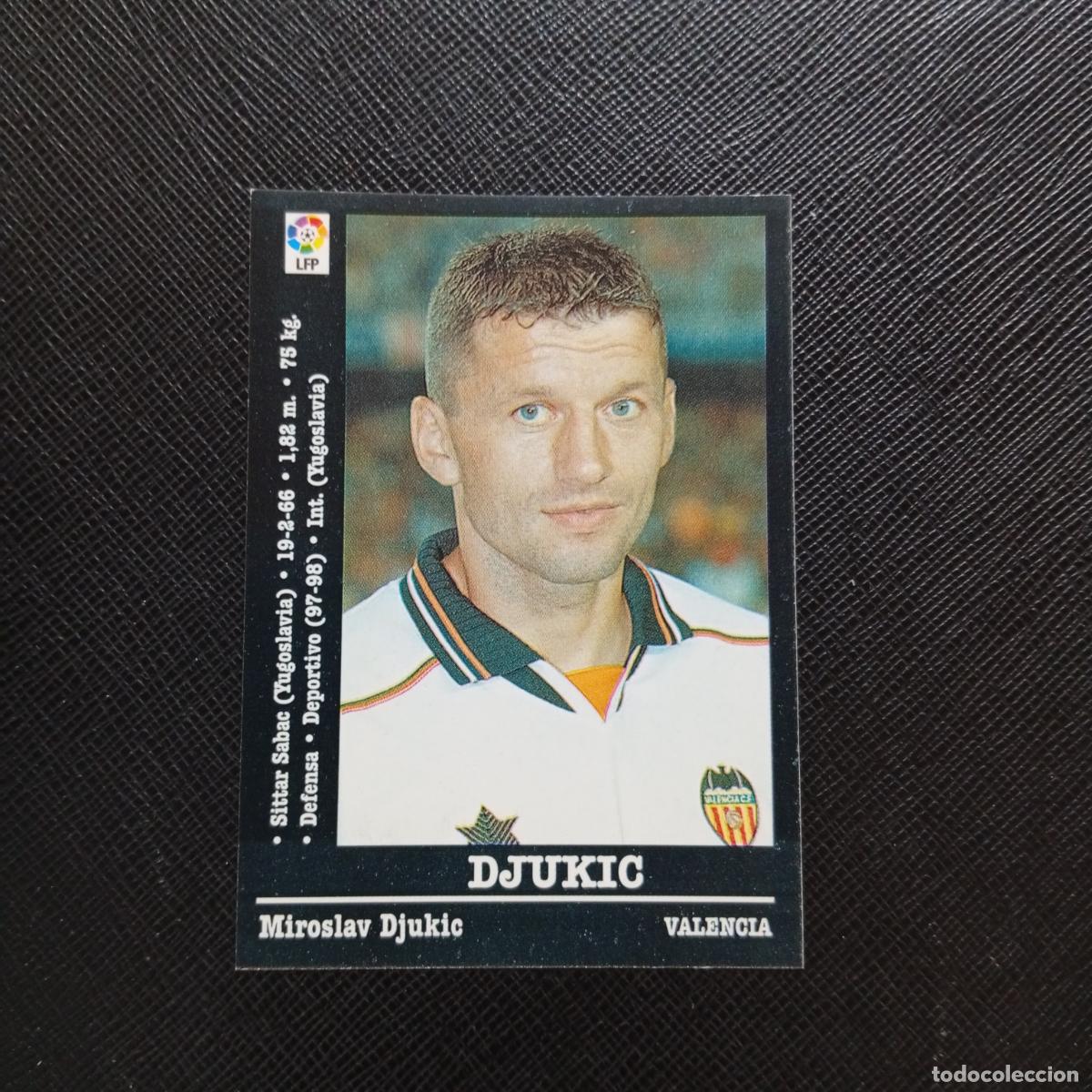 Cromos de f&uacute;tbol: 38 DJUKIC VALENCIA PANINI 00 01 CROMO FUTBOL LIGA 2000 2001 - SIN PEGAR - A23 PG82