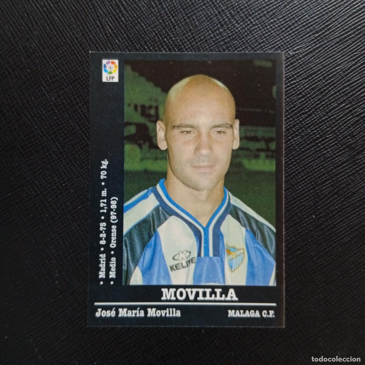 Cromos de f&uacute;tbol: 196 MOVILLA MALAGA PANINI 00 01 CROMO FUTBOL LIGA 2000 2001 - SIN PEGAR - A23 PG91