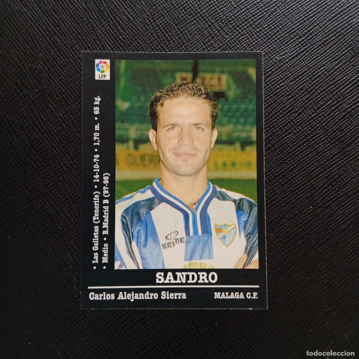 Cromos de f&uacute;tbol: 197 SANDRO MALAGA PANINI 00 01 CROMO FUTBOL LIGA 2000 2001 - SIN PEGAR - A23 PG91