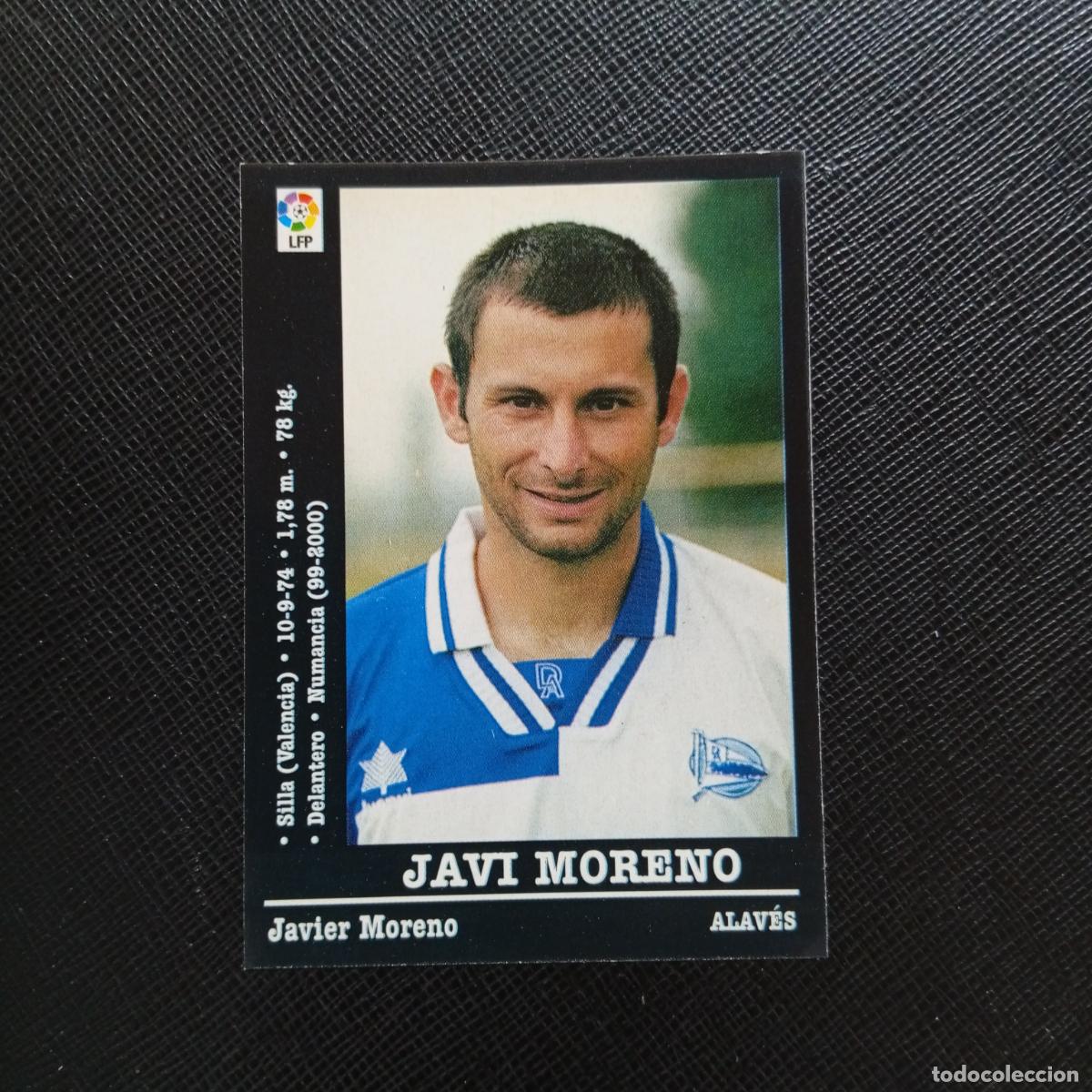 Cromos de f&uacute;tbol: 101 JAVI MORENO ALAVES PANINI 00 01 CROMO FUTBOL LIGA 2000 2001 - SIN PEGAR - A23 PG91