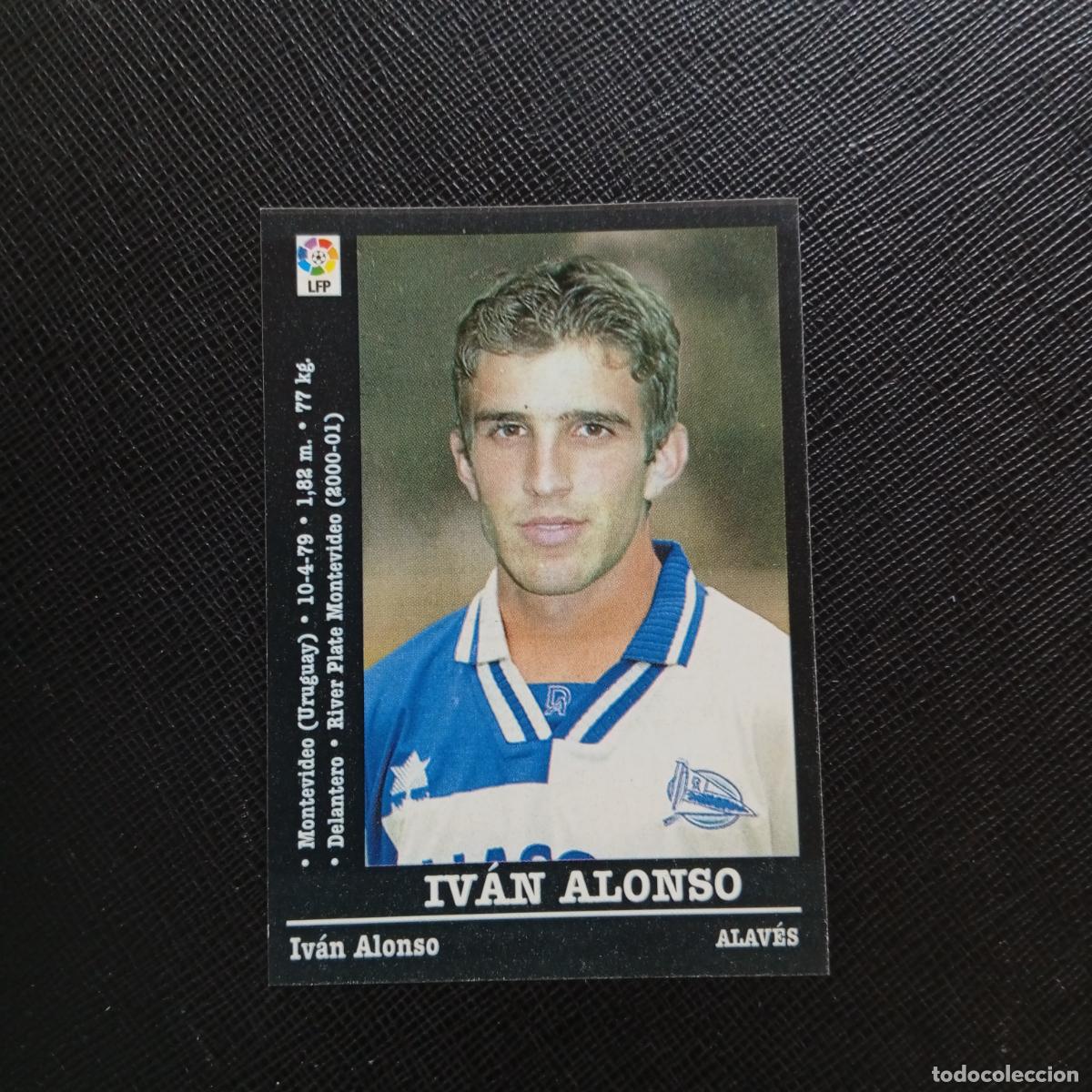 Cromos de f&uacute;tbol: 100A 100 IVAN ALONSO ALAVES PANINI 00 01 CROMO FUTBOL LIGA 2000 2001 - SIN PEGAR - A23 PG100