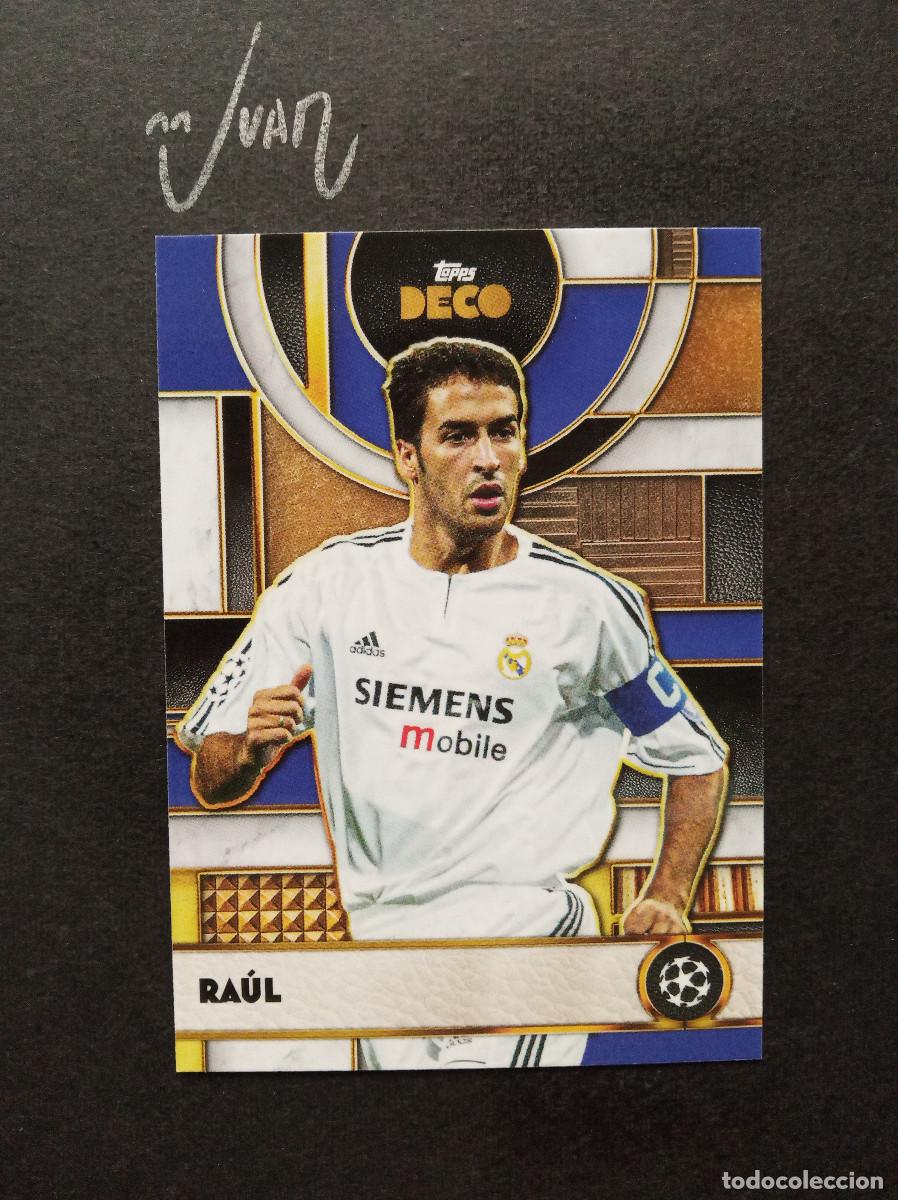 Cromos de f&uacute;tbol: JOUEUR EMBLEMATIQUE RAUL REAL MADRID ⚽ TOPPS &reg; UCC UEFA CLUB COMPETITIONS 2025 2026 25 26 NUEVO