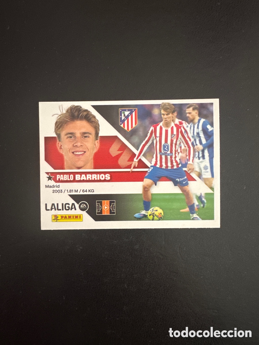 Cromos de f&uacute;tbol: BARRIOS ATL&Eacute;TICO DE MADRID NUMERO 12 LIGA ESTE 2026 2027