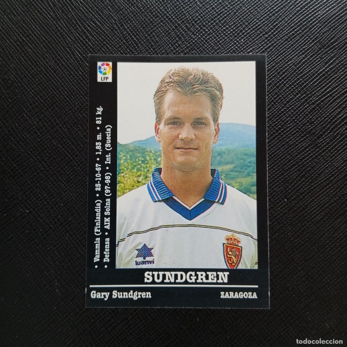 Cromos de f&uacute;tbol: 58 SUNDGREN ZARAGOZA PANINI 00 01 CROMO FUTBOL LIGA 2000 2001 - SIN PEGAR - A23 PG100