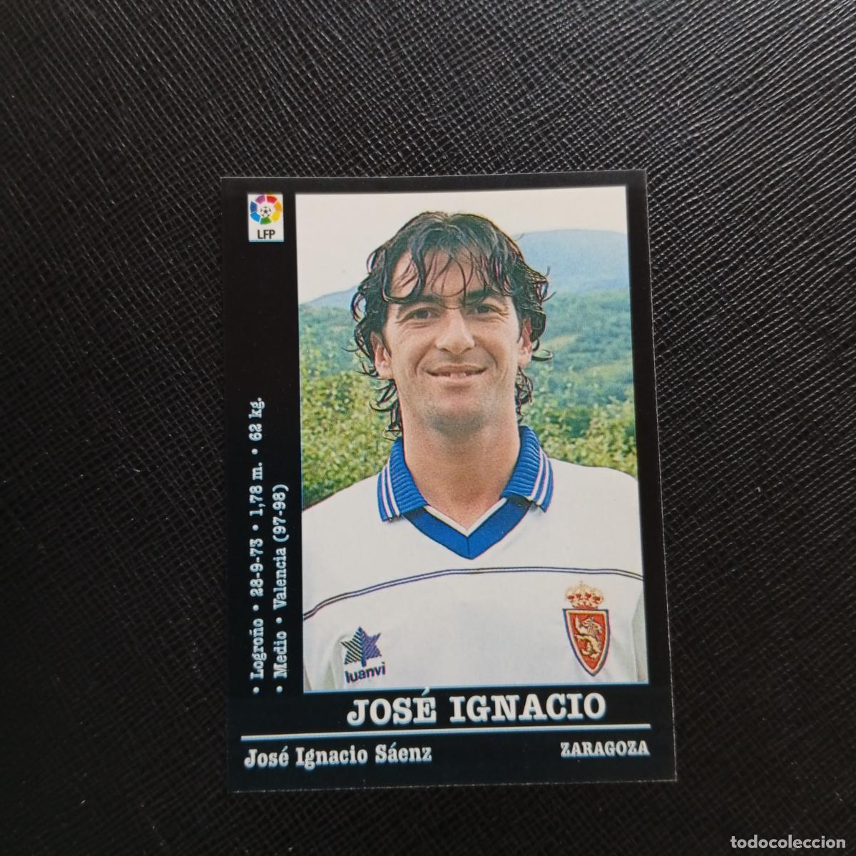 Cromos de f&uacute;tbol: 61A 61 JOSE IGNACIO ZARAGOZA PANINI 00 01 CROMO FUTBOL LIGA 2000 2001 - SIN PEGAR - A23 PG100