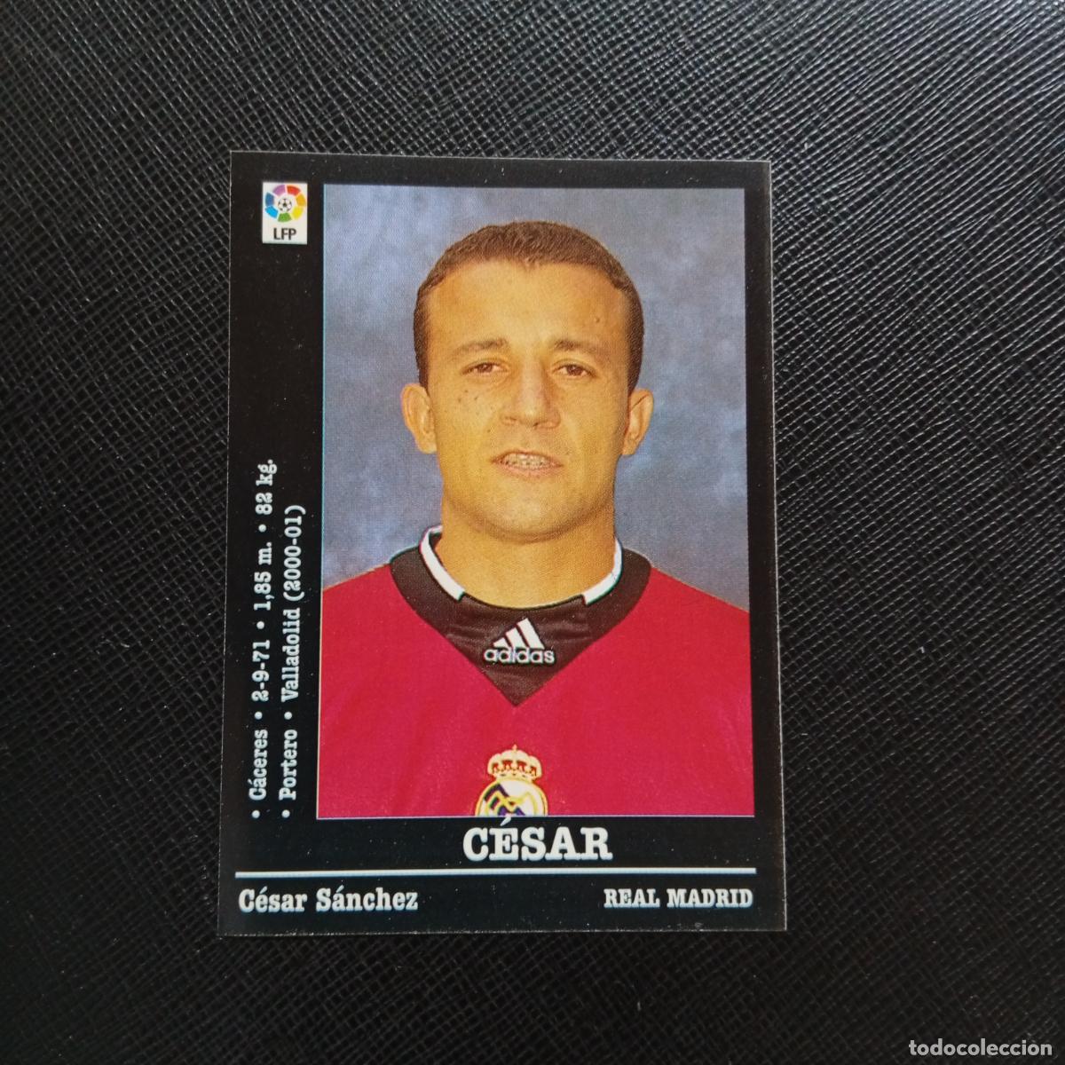 Fu&szlig;ball-Sticker: 85 CESAR REAL MADRID PANINI 00 01 CROMO FUTBOL LIGA 2000 2001 - SIN PEGAR - A23 PG109