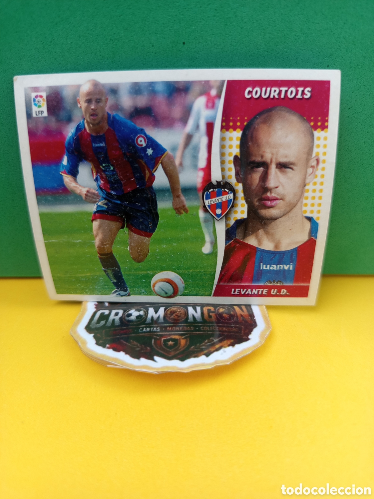 Fu&szlig;ball-Sticker: ❇️ CROMO ⚽ COURTOIS LEVANTE LIGA 2006 2007 06 07 ED ESTE SIN PEGAR ❇️