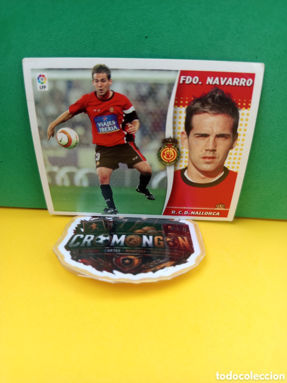 Cromos de f&uacute;tbol: ❇️ CROMO ⚽ FERNANDO NAVARRO MALLORCA LIGA 2006 2007 06 07 ED ESTE SIN PEGAR ❇️