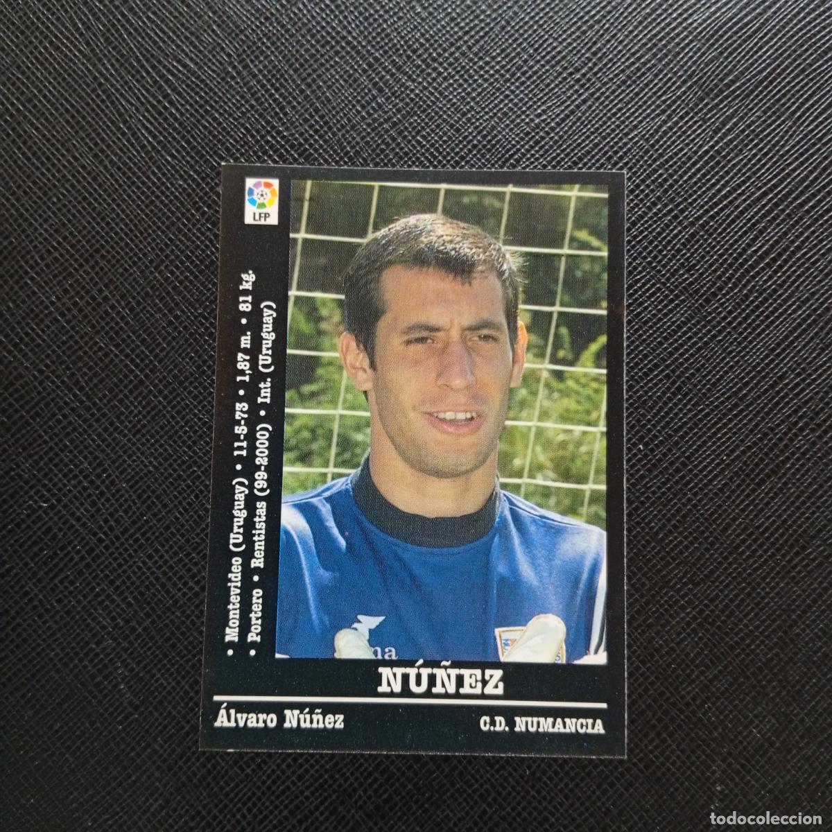Cromos de f&uacute;tbol: 274 NU&Ntilde;EZ NUMANCIA PANINI 00 01 CROMO FUTBOL LIGA 2000 2001 - SIN PEGAR - A23 PG118
