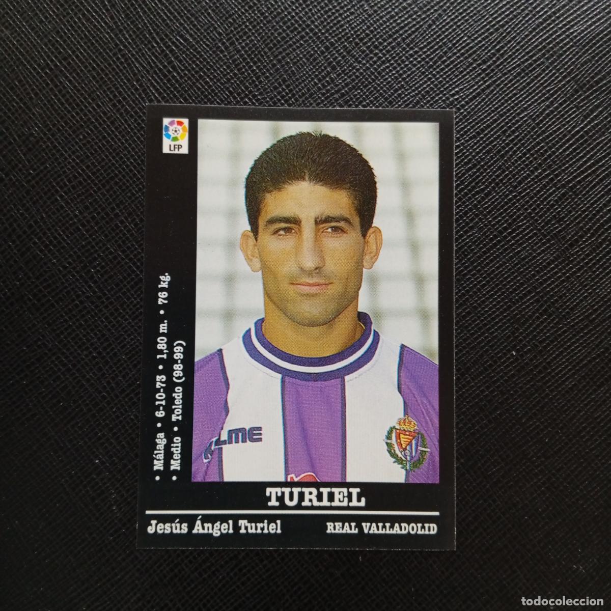 Cromos de f&uacute;tbol: 130 TURIEL VALLADOLID PANINI 00 01 CROMO FUTBOL LIGA 2000 2001 - SIN PEGAR - A23 PG127